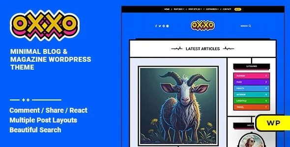 oxxo theme for wordpress
