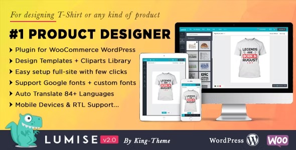 Lumise Product Designer Free Download WooCommerce WordPress